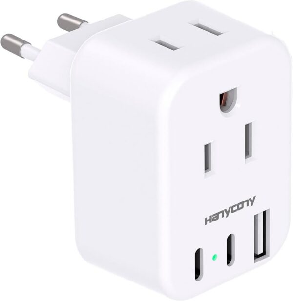 HANYCONY European Travel Plug Adapter product image