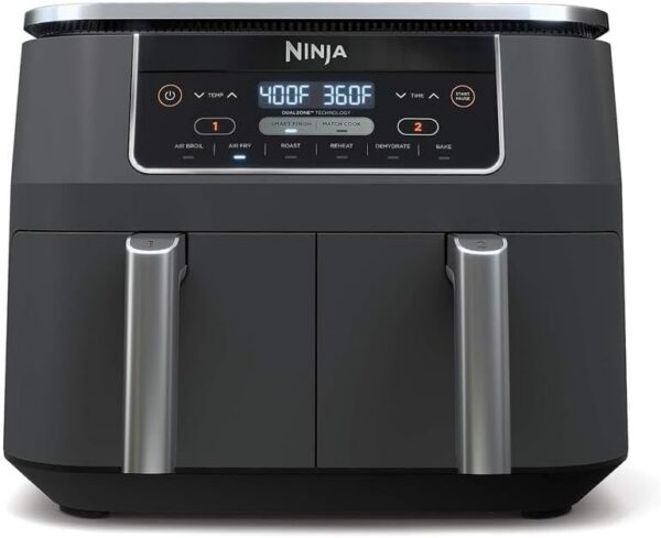 Ninja DZ201 Foodi 8-Quart 6-in-1 DualZone 2-Basket Air Fryer Ninja DZ201 Foodi 8-Quart 6-in-1 DualZone 2-Basket Air Fryer product image