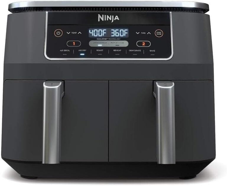 Ninja DZ201 Foodi 8-Quart 6-in-1 DualZone 2-Basket Air Fryer product image