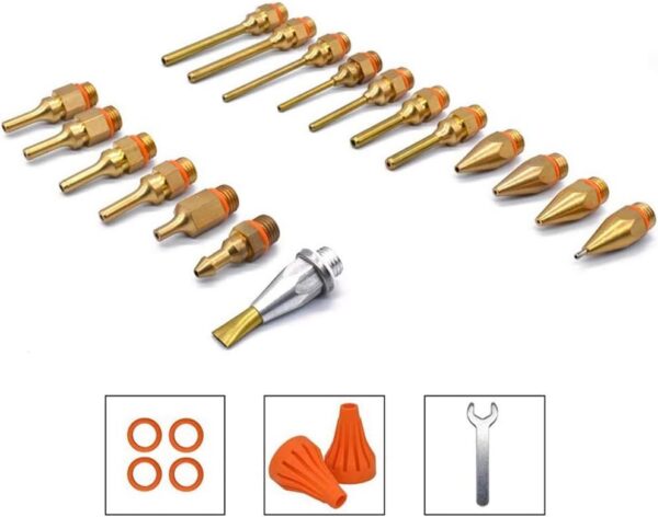 BOSWELL 18-Piece Copper Glue Gun Nozzles product image