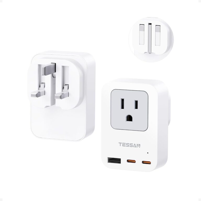 TESSAN US to UK Plug Adapter PD 20W, 2-Pack product image