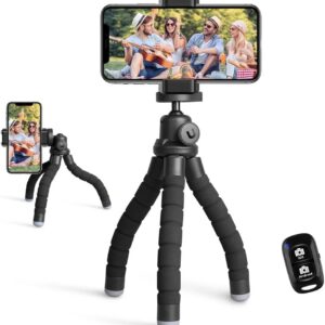 UBeesize Phone Tripod with Wireless Remote and Phone Clip product image