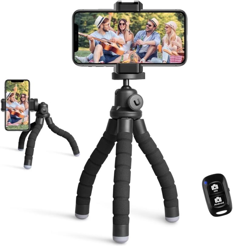 UBeesize Phone Tripod with Wireless Remote and Phone Clip product image