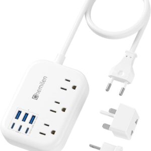 Chemilen 6 USB European Travel Plug Adapter product image
