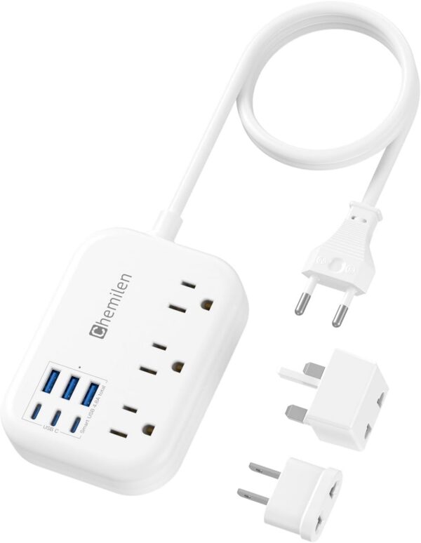 Chemilen 6 USB European Travel Plug Adapter Chemilen 6 USB European Travel Plug Adapter product image