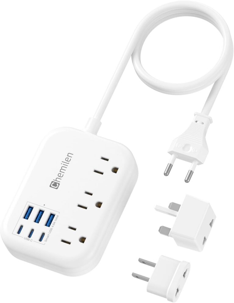 Chemilen 6 USB European Travel Plug Adapter product image