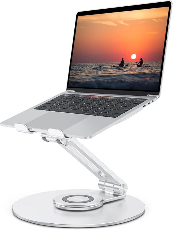 OMOTON Adjustable Laptop Stand with 360° Rotating Base product image