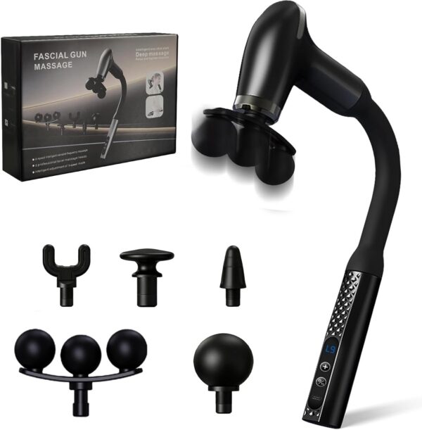 HISBO Massage Gun with Upgraded Extension Handle product image