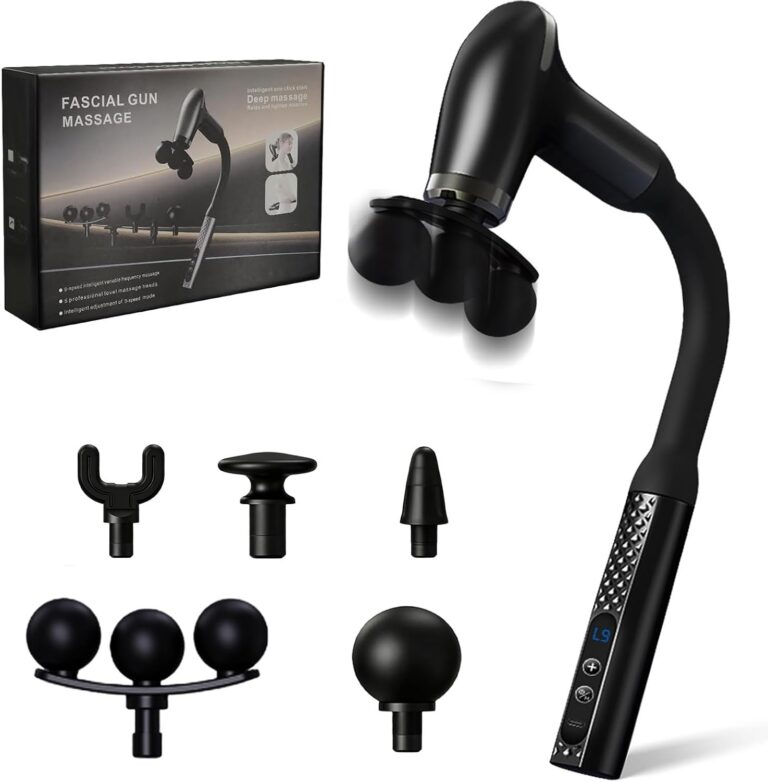HISBO Massage Gun with Upgraded Extension Handle product image