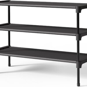 Kitsure 3-Tier Non-Woven Shoe Rack product image