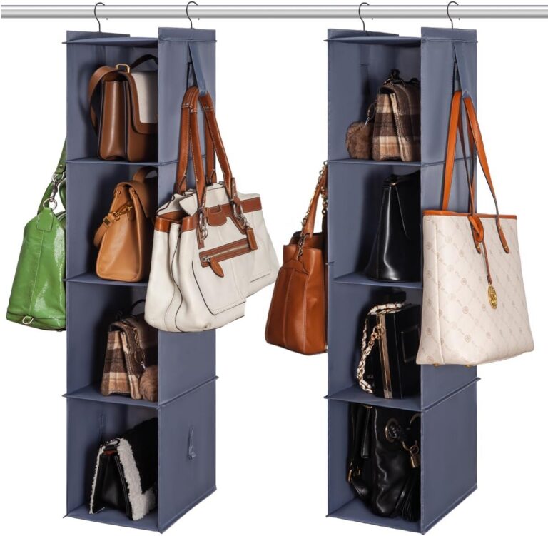 JIAMI HOME Hanging Bag Rack for Closet Storage, 2-Pack product image