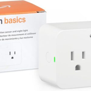 Amazon Basics Dual Smart Plug with Motion Sensor and Night Light product image