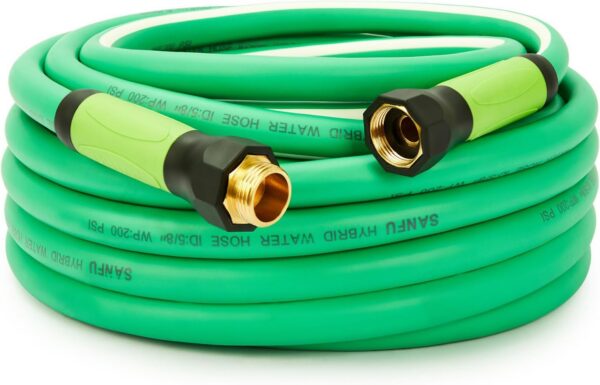 SANFU Upgraded Hybrid Garden Hose 5/8-Inch x 25 ft SANFU Upgraded Hybrid Garden Hose 5/8-Inch x 25 ft product image