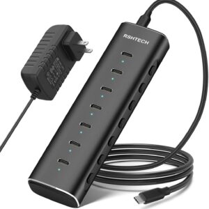 RSHTECH RSH-H7C 7-Port Powered USB-C 3.2 Hub product image