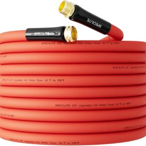 SPECILITE 5/8-Inch by 50-Foot Hot/Cold Rubber Garden Water Hose product image