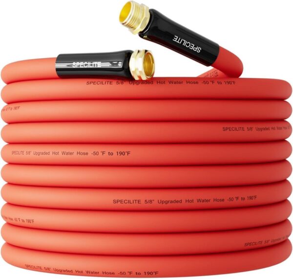 SPECILITE 5/8-Inch by 50-Foot Hot/Cold Rubber Garden Water Hose SPECILITE 5/8-Inch by 50-Foot Hot/Cold Rubber Garden Water Hose product image