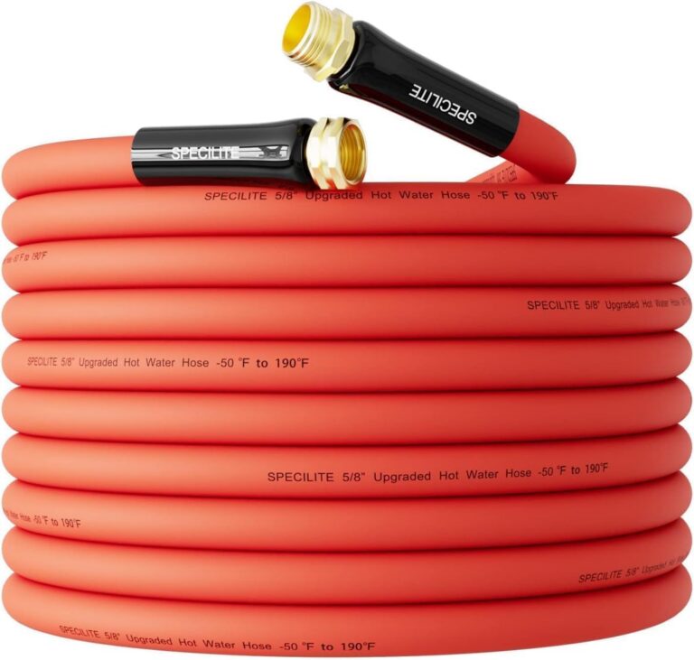 SPECILITE 5/8-Inch by 50-Foot Hot/Cold Rubber Garden Water Hose product image