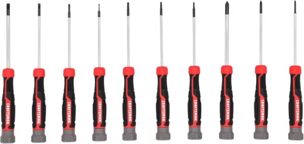 CRAFTSMAN Precision Screwdriver Set 10 PC Durable Tips (CMHT65140) product image