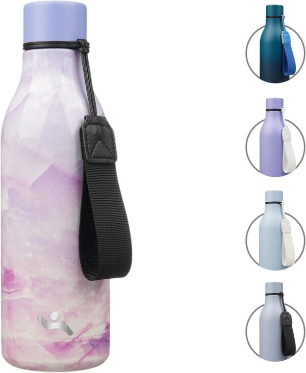 Konokyo 18 oz Insulated Stainless Steel Water Bottle with Strap Konokyo 18 oz Insulated Stainless Steel Water Bottle with Strap product image