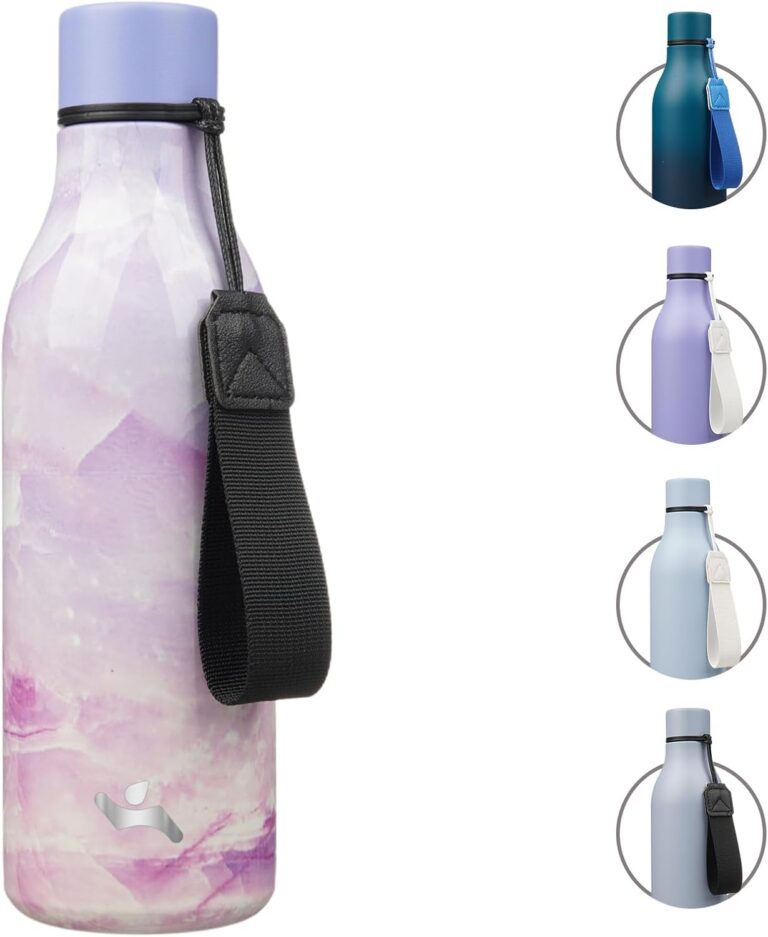 Konokyo 18 oz Insulated Stainless Steel Water Bottle with Strap product image