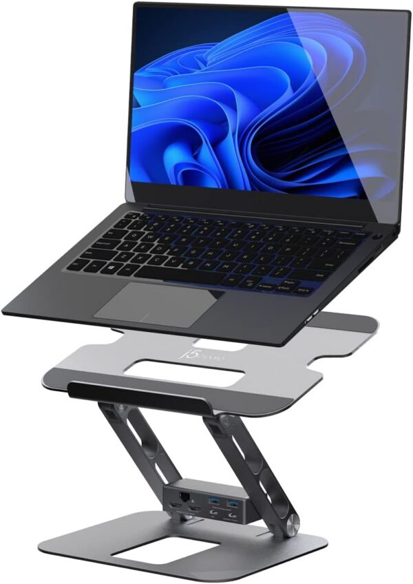 j5create JTS427 Laptop Stand with USB-C Dual HDMI Display Dock j5create JTS427 Laptop Stand with USB-C Dual HDMI Display Dock product image
