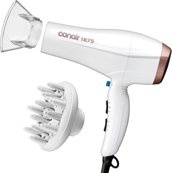 Conair Double Ceramic Hair Dryer with Diffuser & Concentrator product image