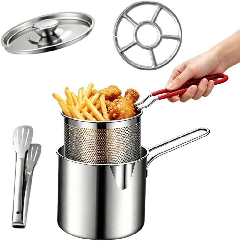 Seivble Stainless Steel Mini Deep Fryer Set product image