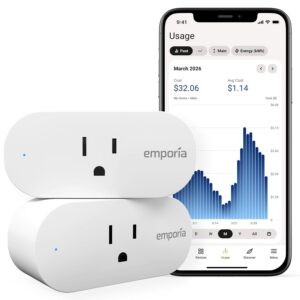 Emporia Energy Monitoring Smart Plug (2 Pack) Emporia Energy Monitoring Smart Plug (2 Pack) product image