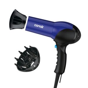 Conair Lightweight Hair Dryer, 1875W, with Diffuser & Concentrator product image