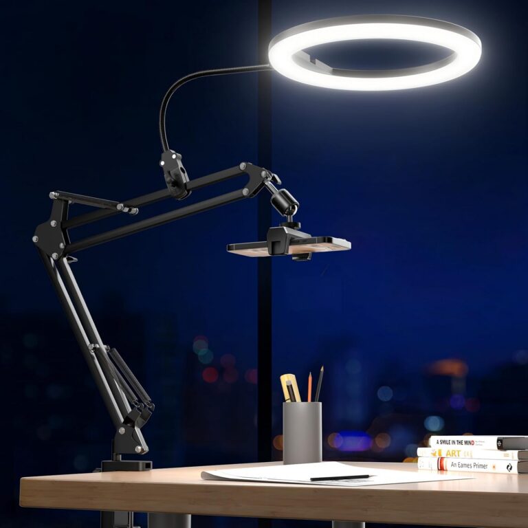 UBeesize 10-Inch Ring Light with Overhead Phone Mount product image
