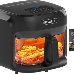 BOSWELL 7.5 QT Large Glass Air Fryer product image