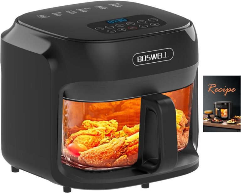 BOSWELL 7.5 QT Large Glass Air Fryer product image