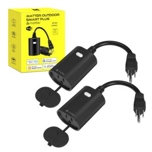 Minoston Outdoor Matter Smart Plug, 2 Pack Minoston Outdoor Matter Smart Plug, 2 Pack product image