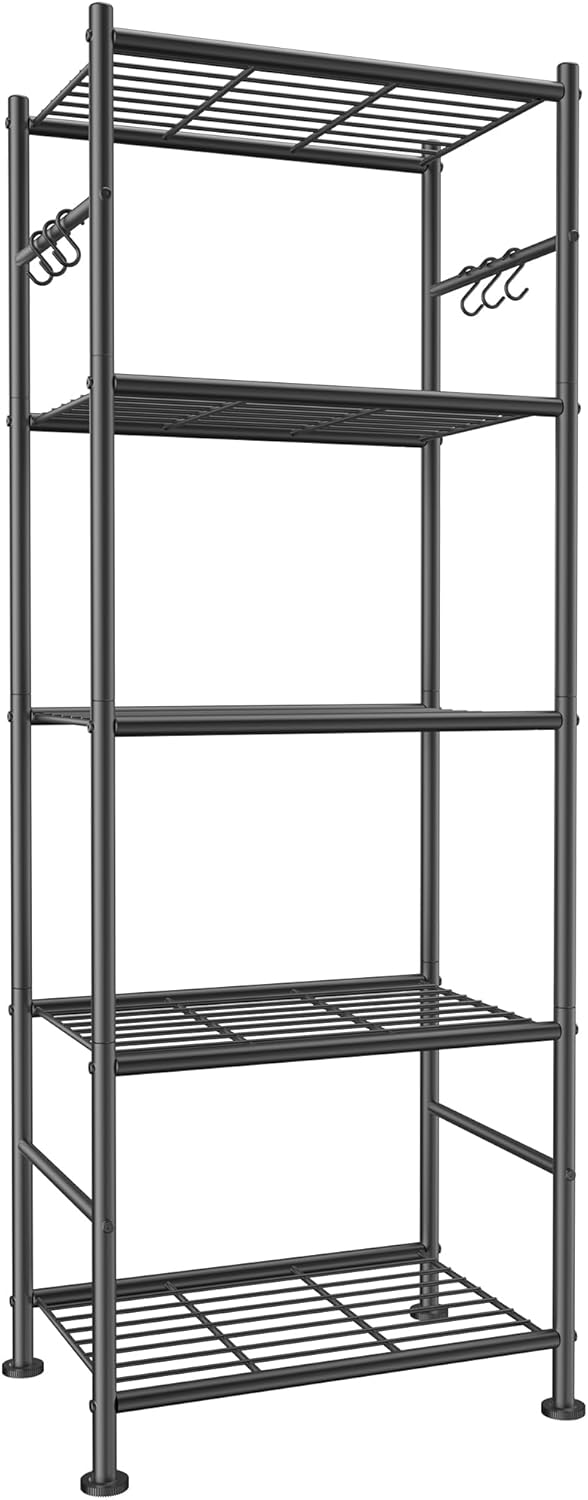 Sakugi 5-Tier Storage Rack Organizer with Hooks product image