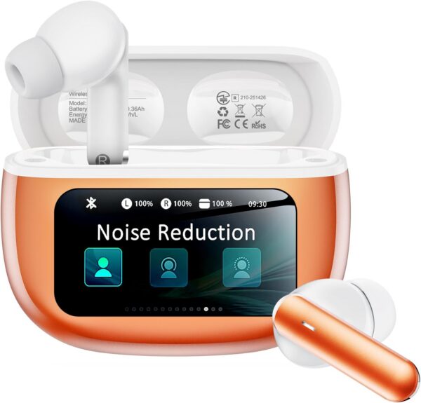 Bucephalus T27 Wireless Earbuds with Touchscreen Case product image