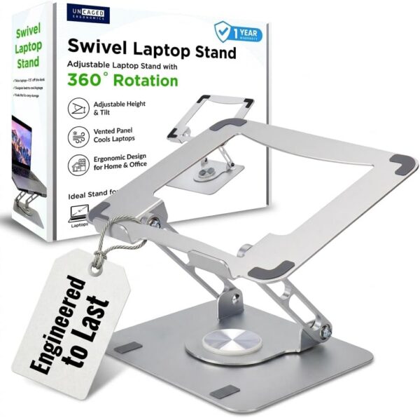 Uncaged Ergonomics Swivel Laptop Stand product image