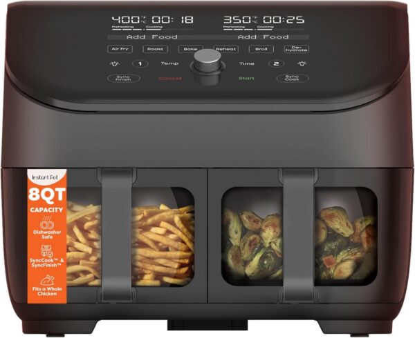 Instant Pot Vortex Plus XL ClearCook 8 Qt 8-in-1 Air Fryer Instant Pot Vortex Plus XL ClearCook 8 Qt 8-in-1 Air Fryer product image