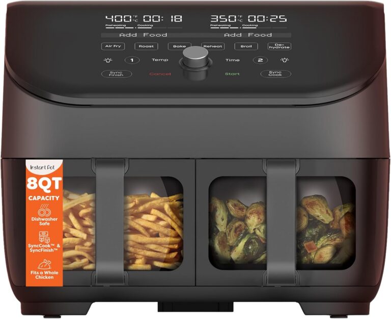Instant Pot Vortex Plus XL ClearCook 8 Qt 8-in-1 Air Fryer product image