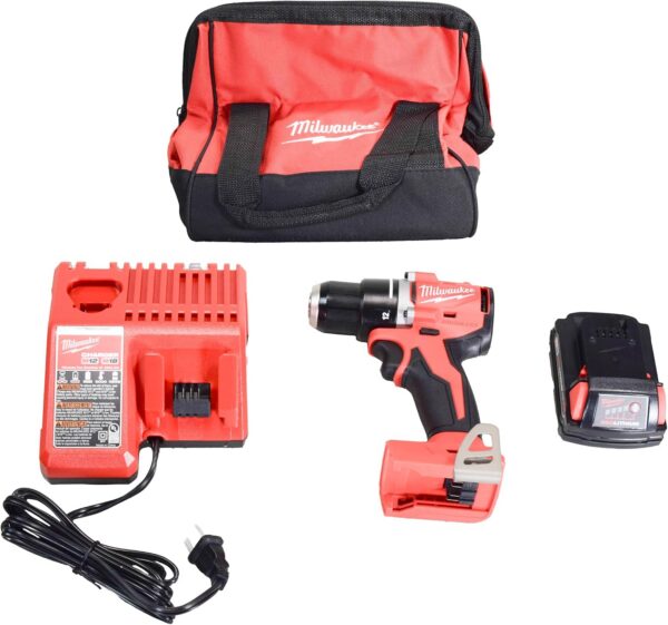 Milwaukee 3601-21P M18 Compact Brushless 1/2-Inch Drill/Driver Kit product image