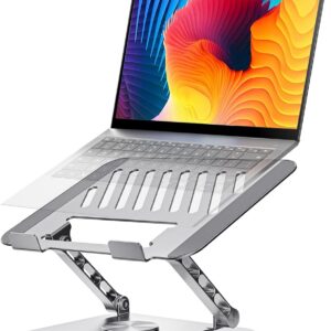SDUUGYE Adjustable Computer Stand with 360 Rotating Base product image