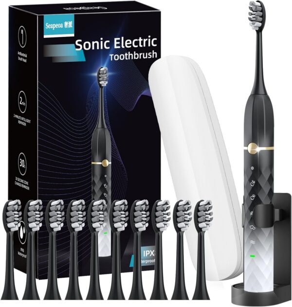 Seapeoa Sonic Electric Toothbrush Set product image