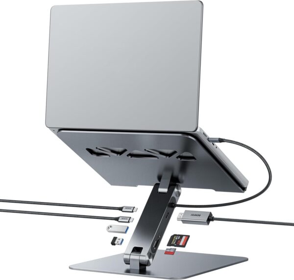 BENFEI 7-in-1 Laptop Stand with USB-C Docking Station product image