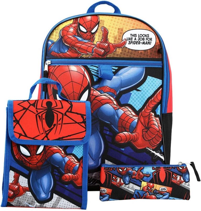 Bioworld Kids Spider-Man 6-Piece Backpack Set product image