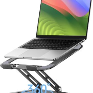 LOXP Adjustable Laptop Stand with 360 Rotating Base product image