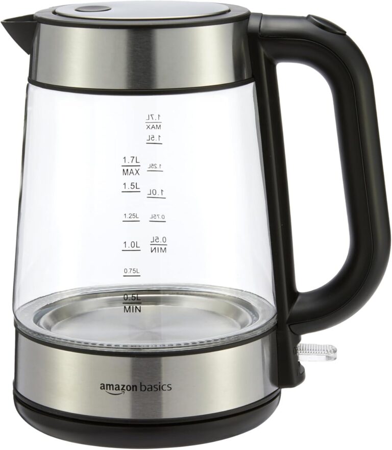 Amazon Basics Electric Kettle with Glass Carafe product image