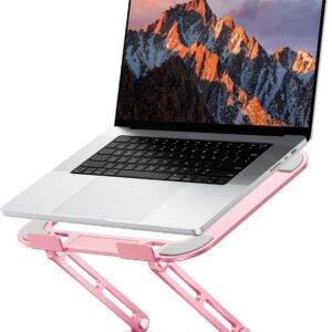 JCZT Adjustable Laptop Stand for Desk, Pink product image