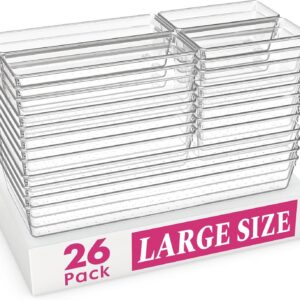 Criusia Large Drawer Organizer Bins 26 Pack product image