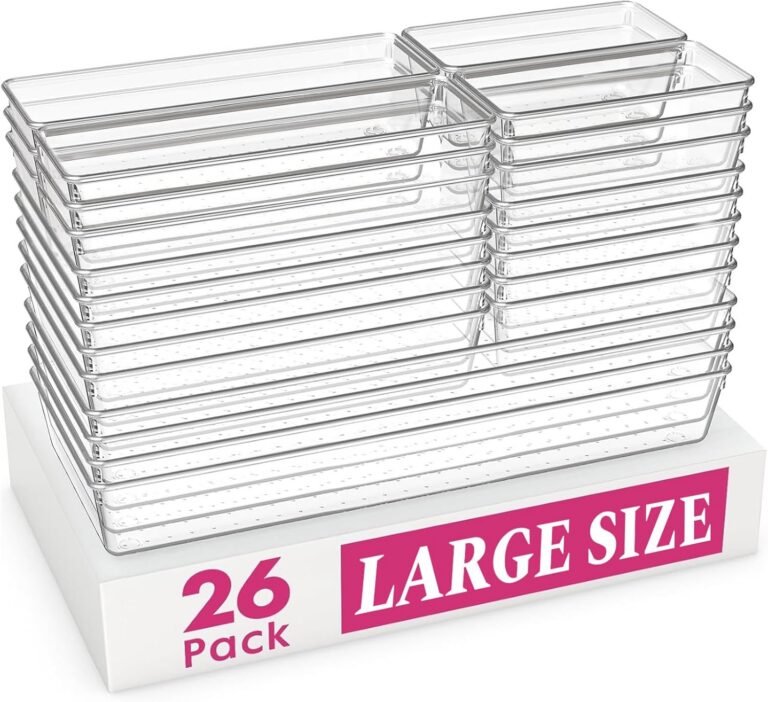 Criusia Large Drawer Organizer Bins 26 Pack product image