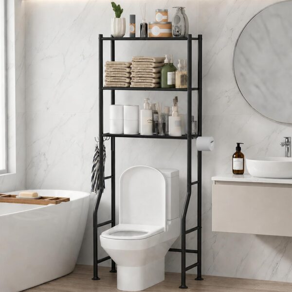 GloTika 3-Tier Over Toilet Storage product image