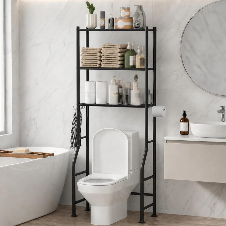 GloTika 3-Tier Over Toilet Storage product image